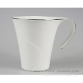 300ml Super White Logo Brand Printable Porcelain Coffee And Tea Mugs And Cups